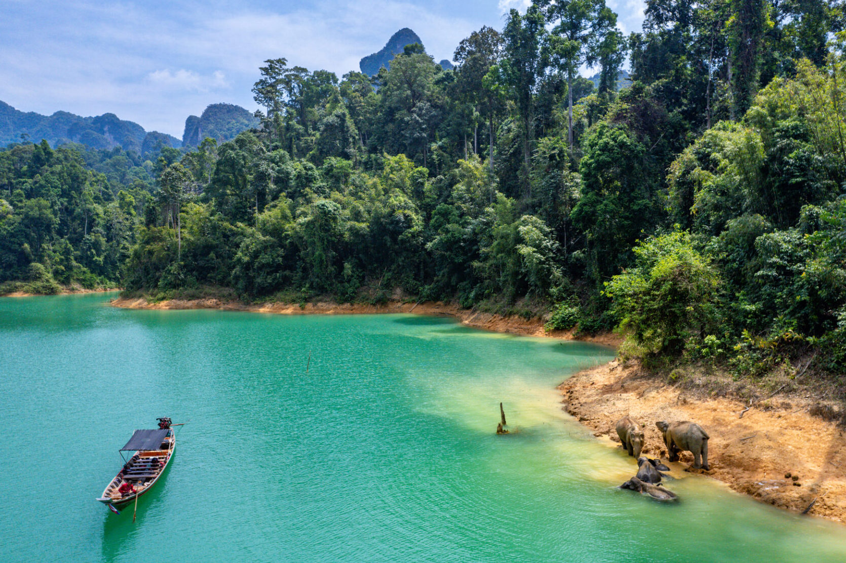 タイの力強い自然の景色