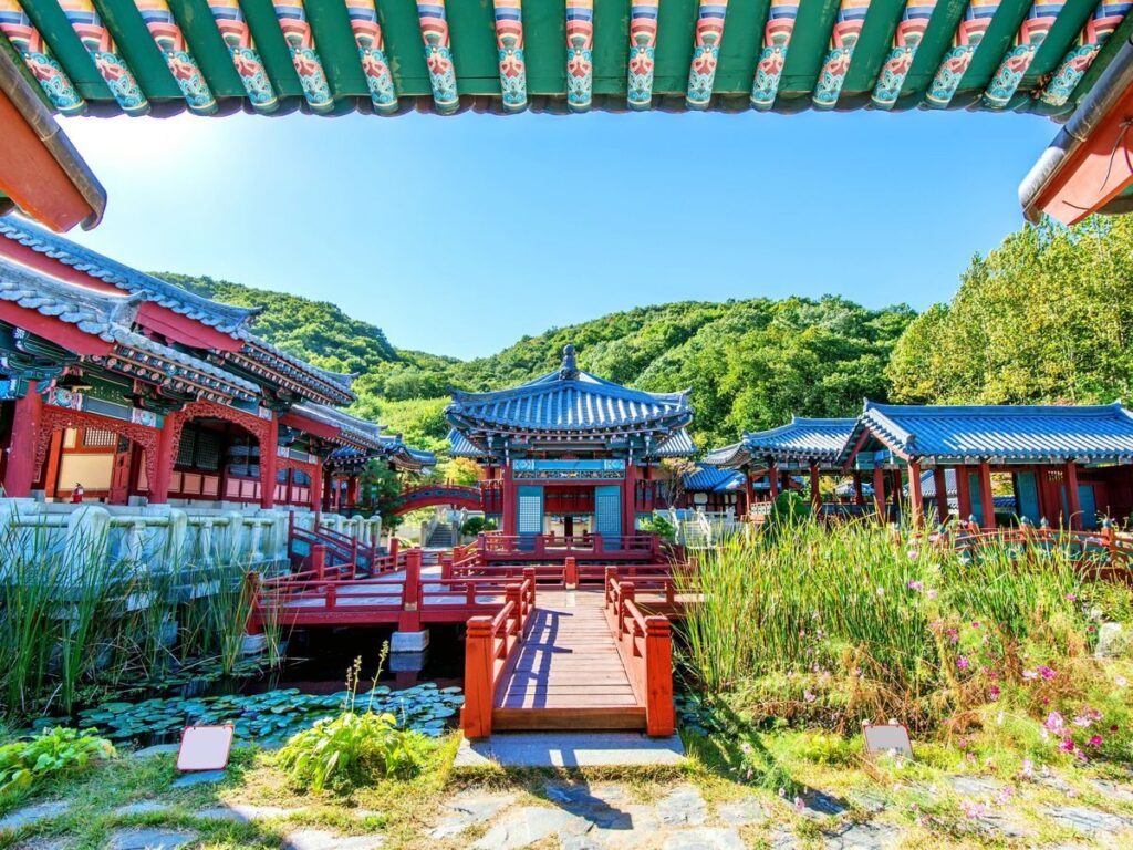 韓ドラ・K-POPのロケ地で有名な「龍仁大長今パーク」の景色