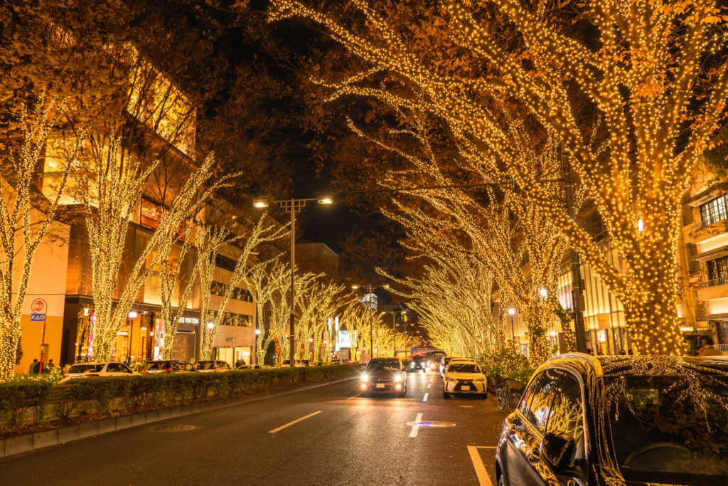 《東京都》表参道・冬のイルミネーション