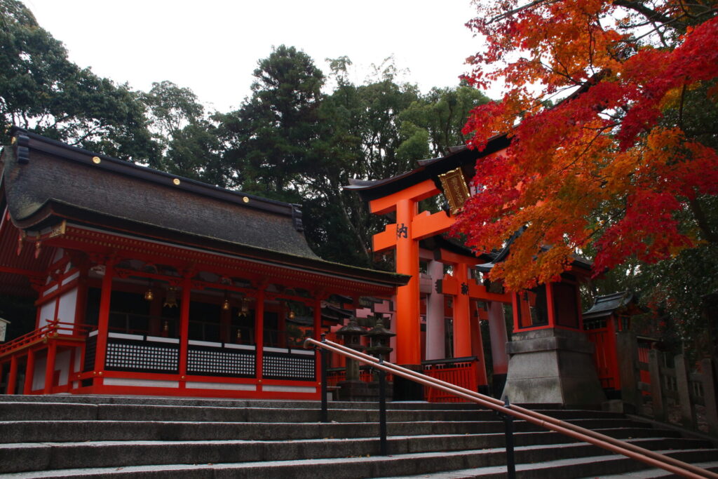 伏見稲荷神社の紅葉