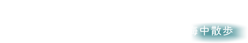 透明で美しい海“マリアナブルー”の世界を海中散歩