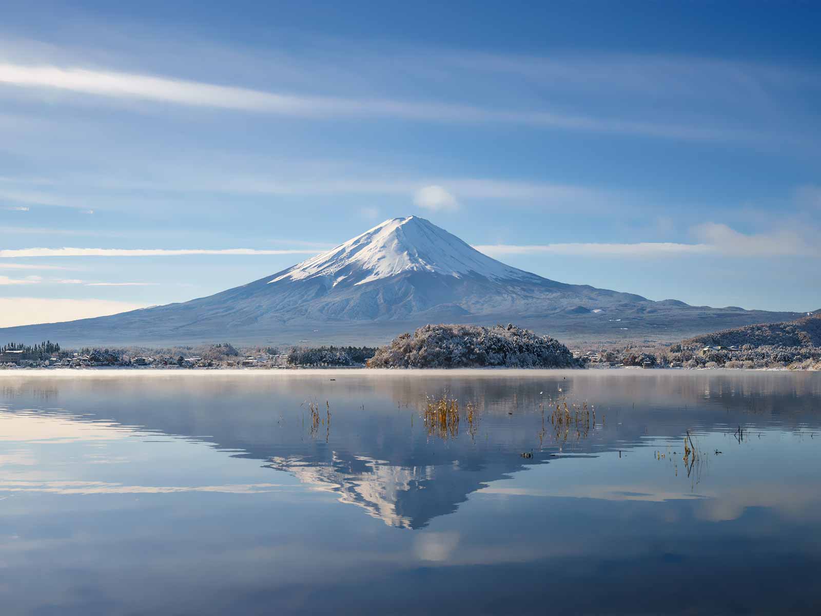 冬の富士山