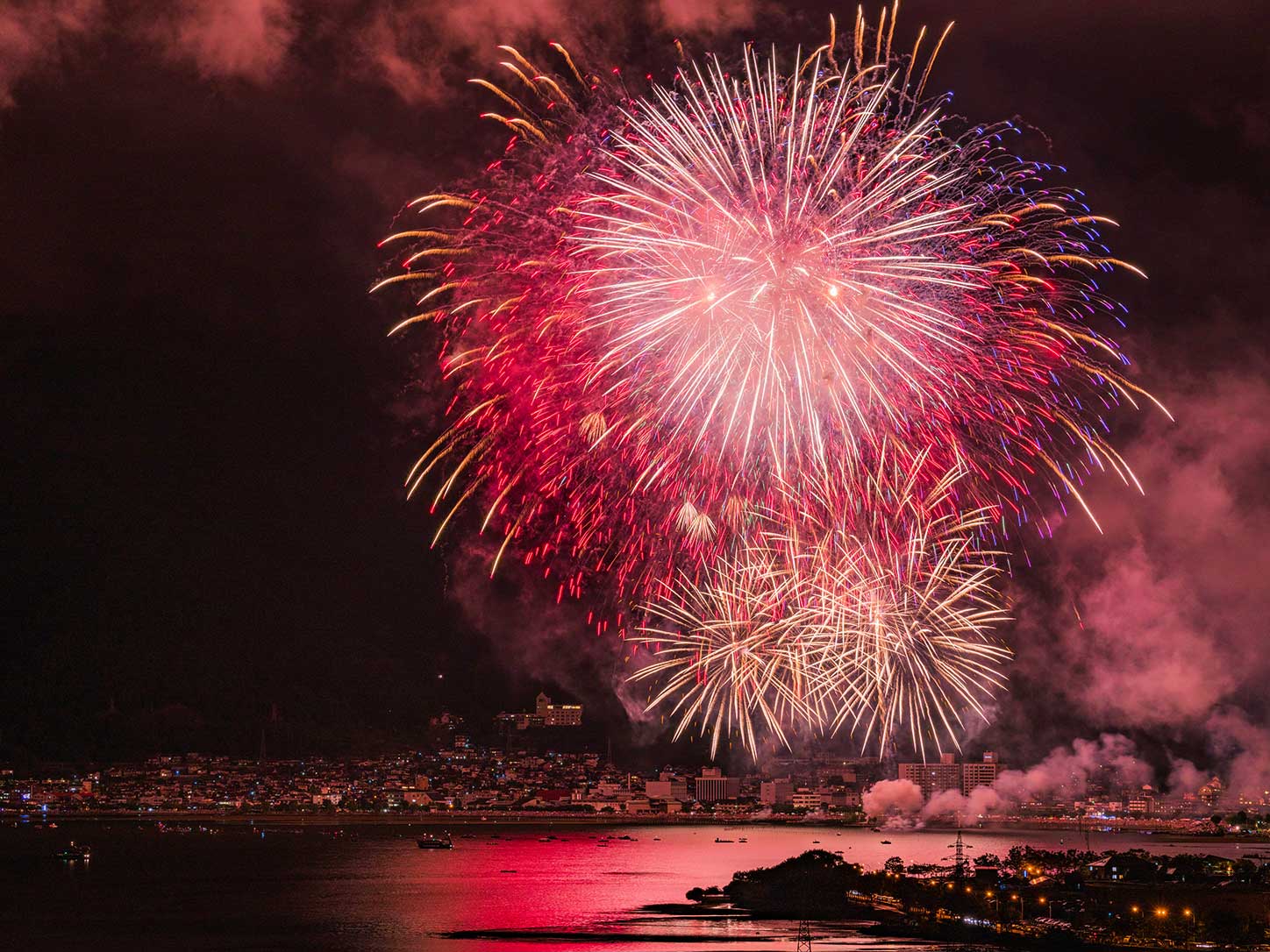 諏訪湖祭 湖上花火大会