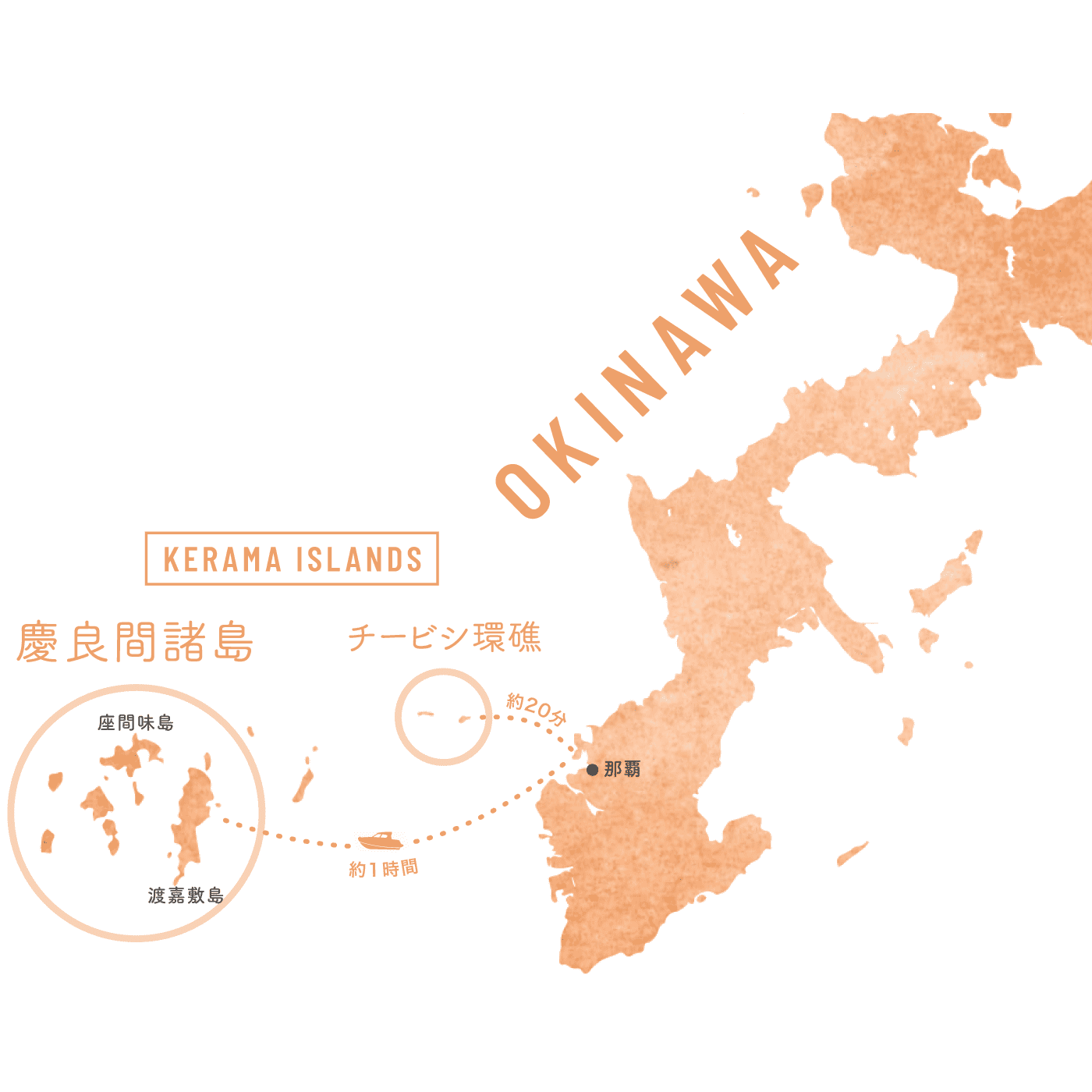 慶良間諸島地図