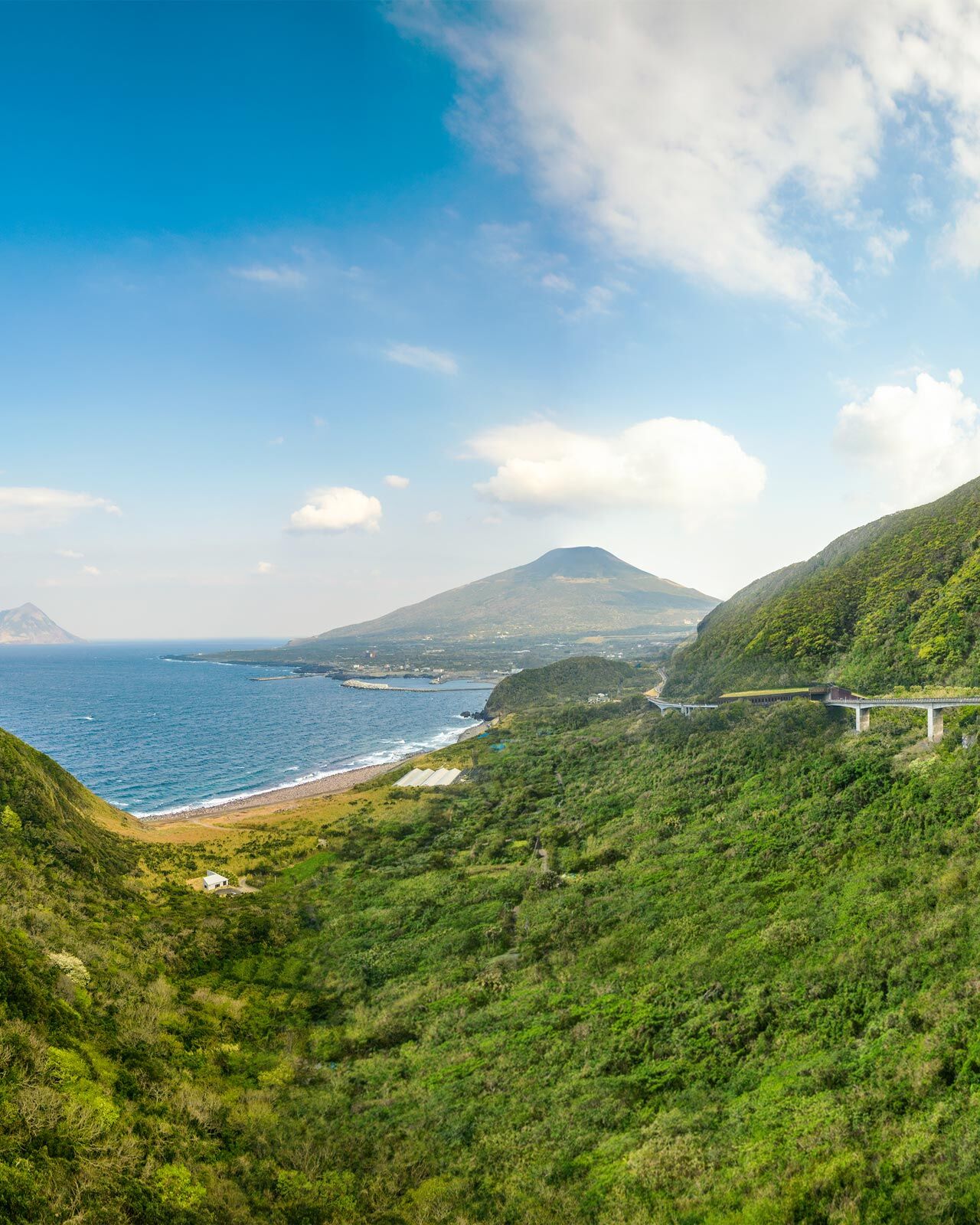 八丈島 大坂トンネル展望台