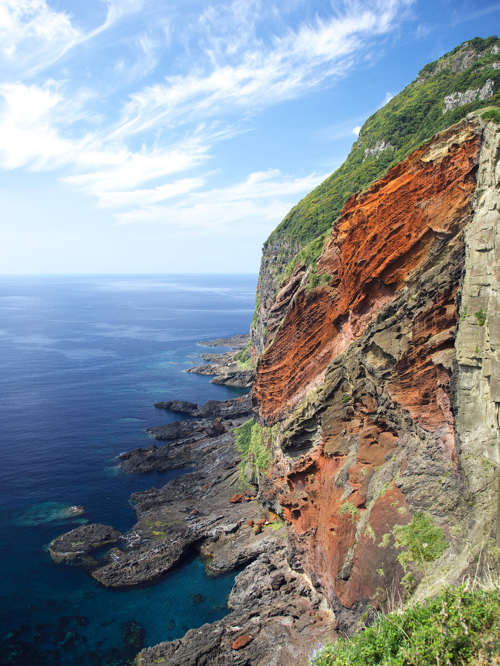 隠岐諸島 知夫里島 赤壁