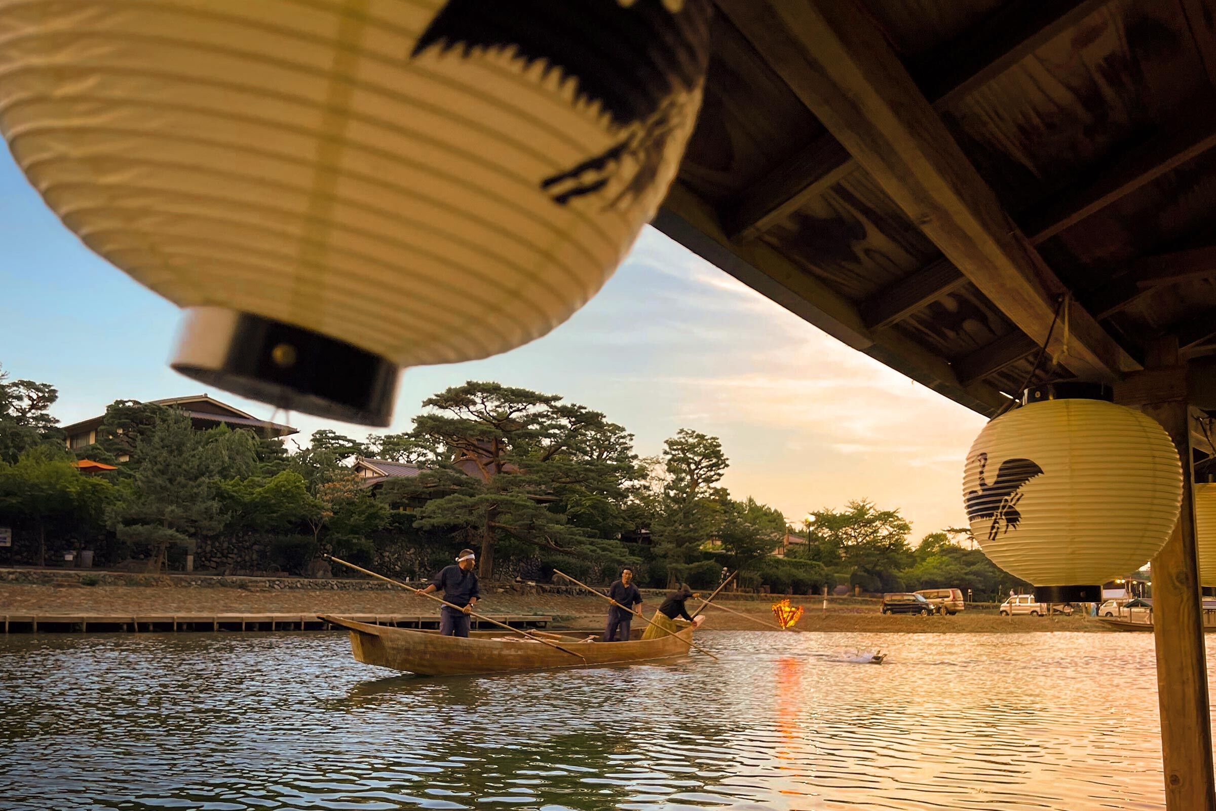京都嵐山　屋形船