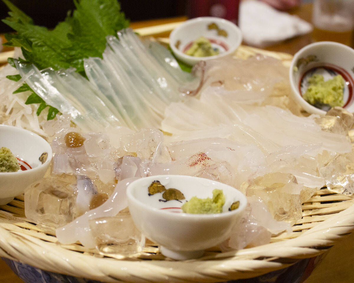 田吾作 イカの刺身