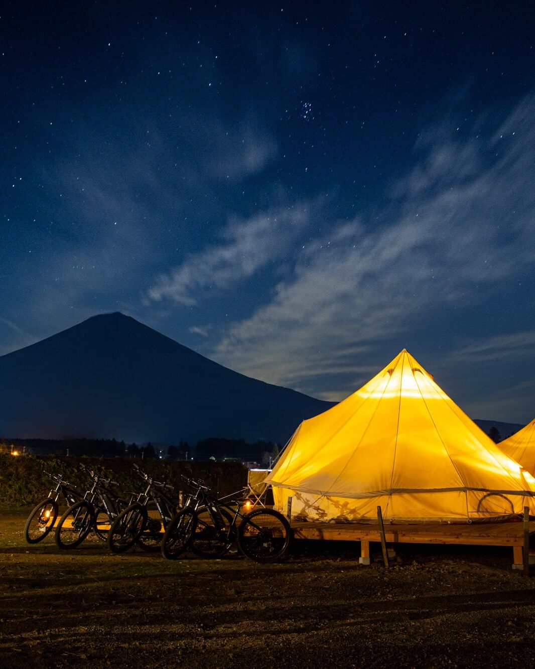 富士箱根伊豆国立公園 富士山麓グランピング