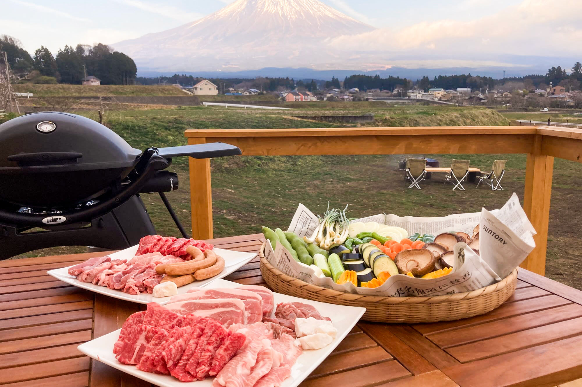 富士箱根伊豆国立公園 富士山麓グランピング