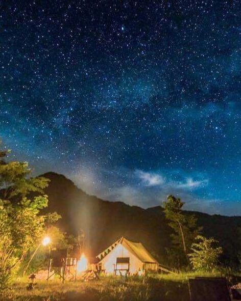 中部山岳国立公園 北アルプス小谷村キャンプ