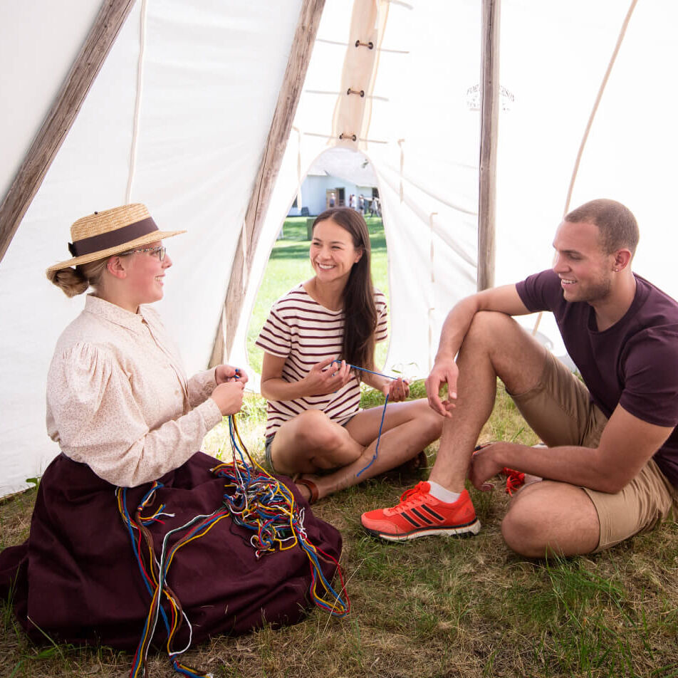 先住民族メイティのキャンプ体験