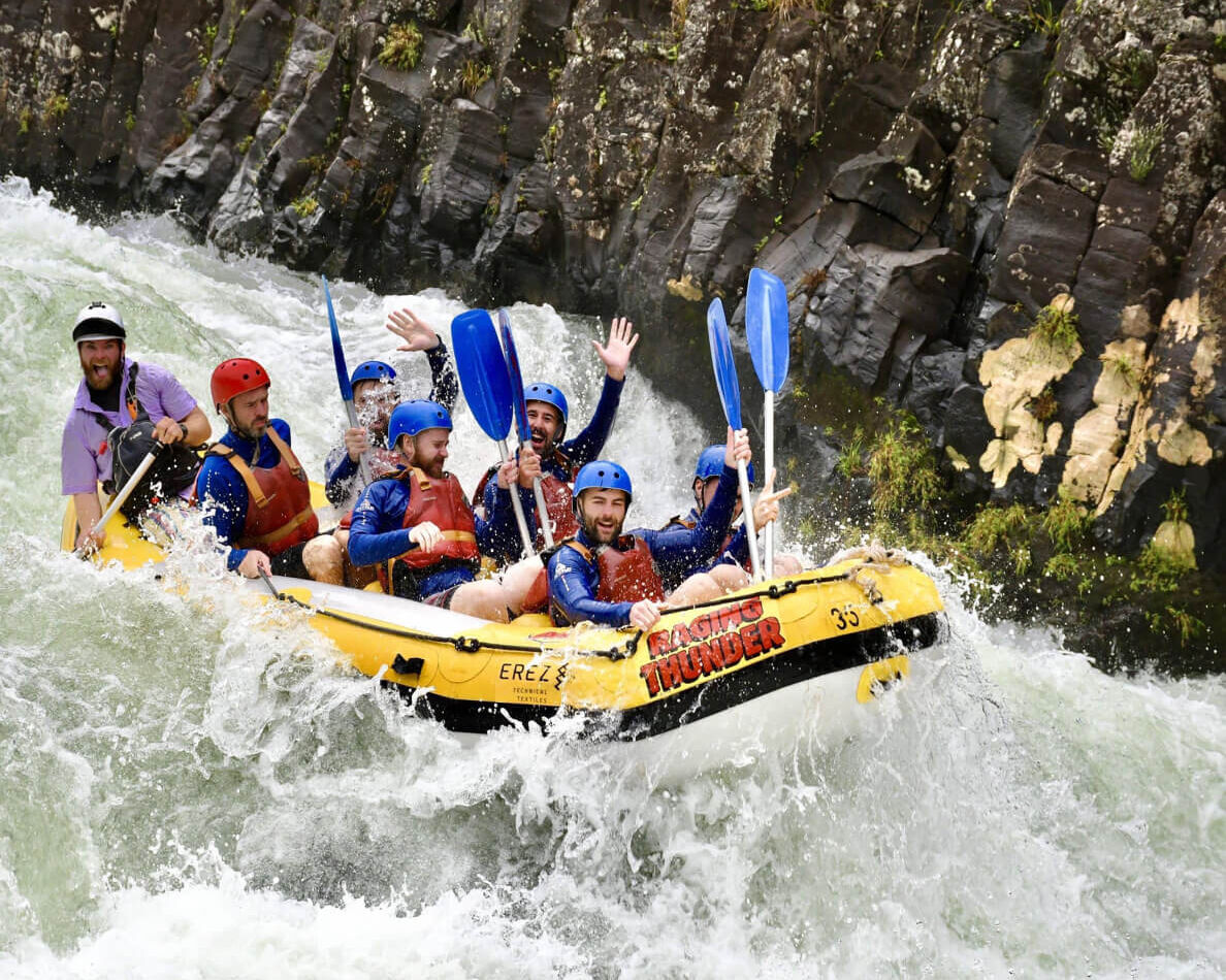 タリー川ラフティング