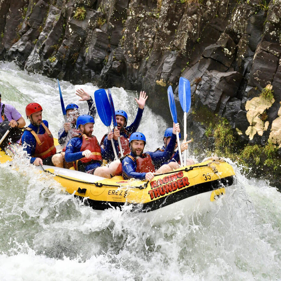 タリー川ラフティング