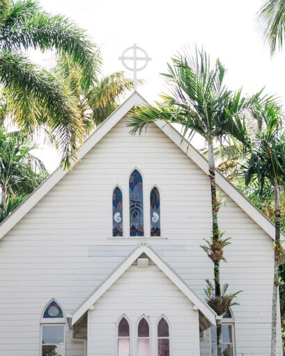 ビーチにガーデン、オープンエアーのウェディング