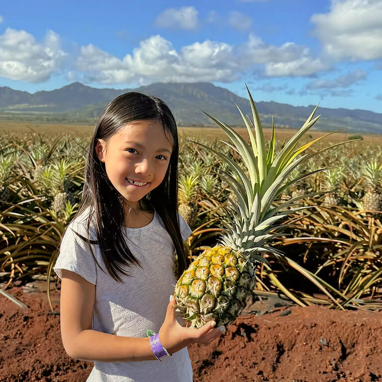 オアフ島1日観光：ドール＆ハレイワ散策