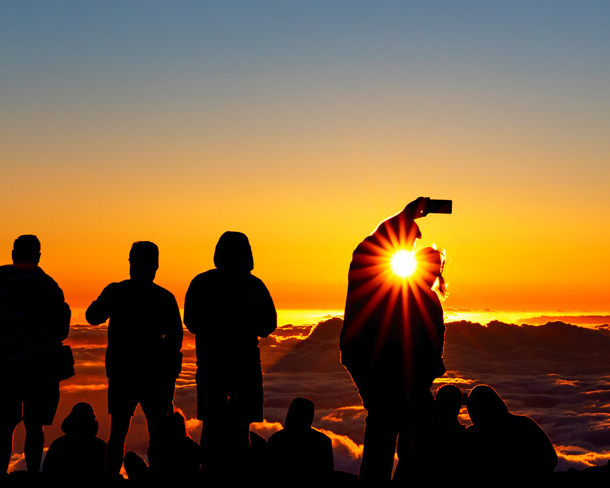 ハレアカラ山頂 夕日鑑賞+星空観測ツアー