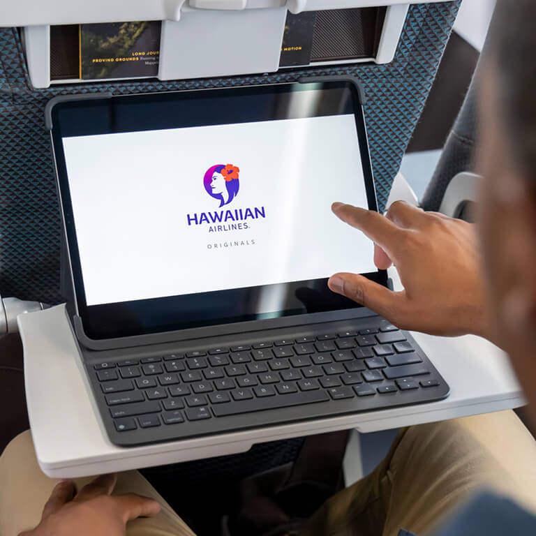 ハワイアン航空 高速Wi-Fiで快適