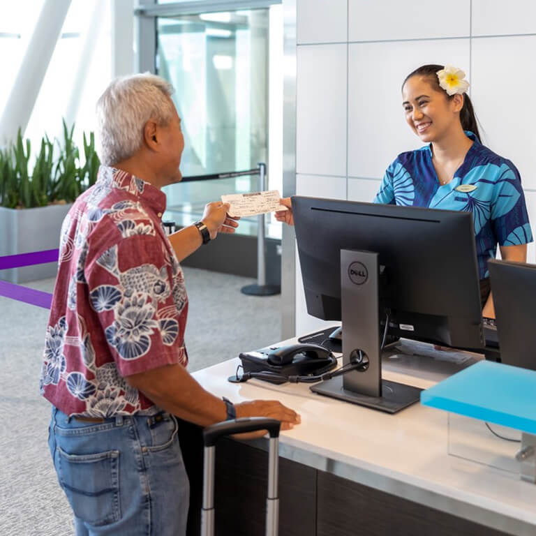ハワイアン航空 ハワイ州内便へスムーズに乗り継ぎ