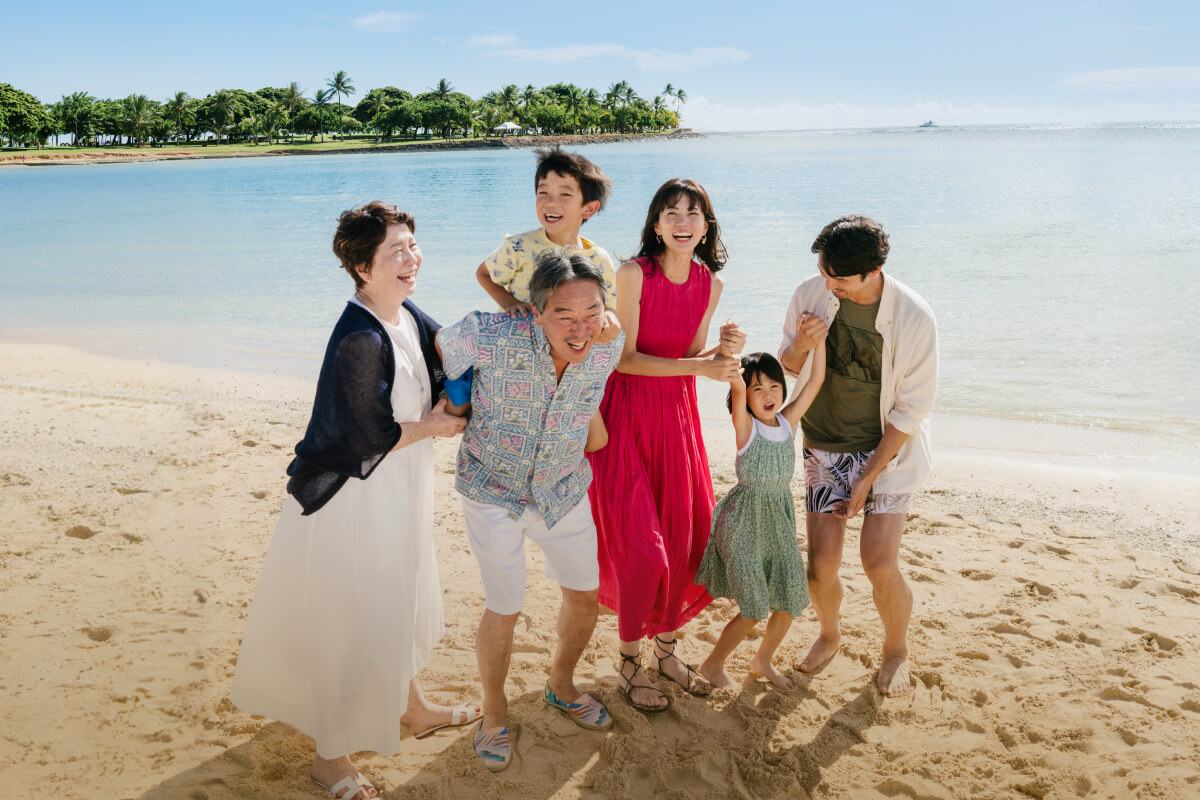 三世代、みんな嬉しいハワイ旅